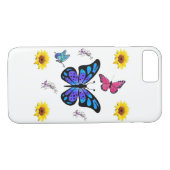 Fleurs de soleil coques iphone (Dos (Horizontal))