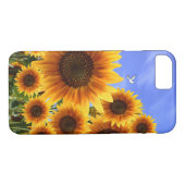 Fleurs de soleil coques iphone (Dos (Horizontal))