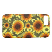 Fleurs de soleil coques iphone (Dos (Horizontal))