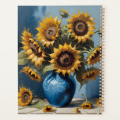 Fleurs de soleil dans le vase (Dos)