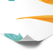 Fleurs de soleil d'aquarelle : Impression botaniqu (Coin)