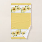 Fleurs de soleil doux (Serviette à main)