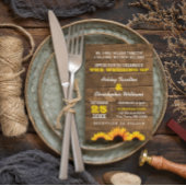 Fleurs de soleil et Faire-part de mariage en bois 