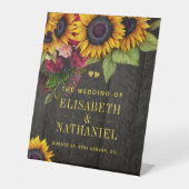 Fleurs de soleil et mariage rose rustique signe de (Recto)