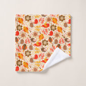 Fleurs de soleil et oiseaux (Gant de toilette)