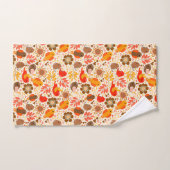 Fleurs de soleil et oiseaux (Serviette à main)