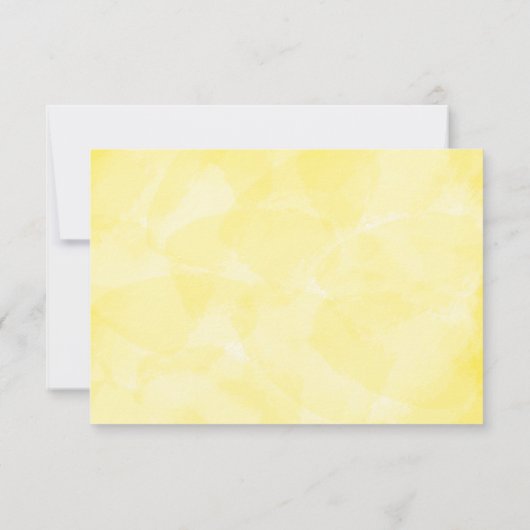 Fleurs de soleil, Jaune, Mariage bleu Duste Carte  (Dos)