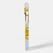 Fleurs de soleil jaunes coque iphone personnalisé (Verso / Gauche)