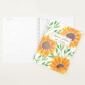 Fleurs de soleil jaunes personnalisées (Devant avec enveloppe)