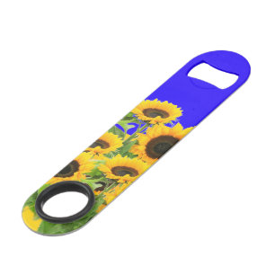 Fleurs de soleil - Liberté Ukraine Paix drapeau uk