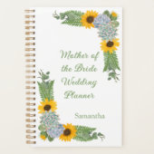 Fleurs de soleil Mère Jaune Wedding planner mariée (Devant)