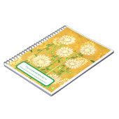 Fleurs de soleil personnalisées dans les Carnets d (Côté gauche)