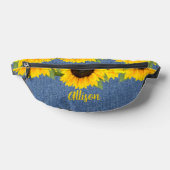 Fleurs de soleil personnalisées sur Denim Imprimer (Poser)