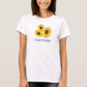 Fleurs de soleil pour l'Ukraine Design T-shirt Tee