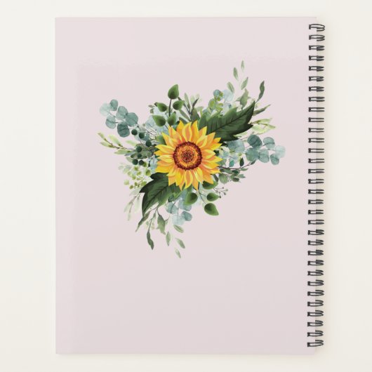 Fleurs de soleil rustiques Eucalyptus Leaf (Dos)