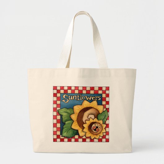 Fleurs de soleil - Sac fourre-tout (Devant)