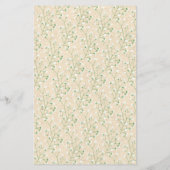 Fleurs de souffle du bébé Boho Rustique Menu Maria (Dos)