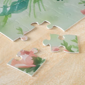 Fleurs de style vintage Puzzle de jardin chic (Côté)