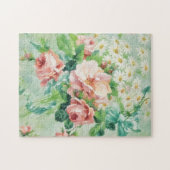 Fleurs de style vintage Puzzle de jardin chic (Horizontal)