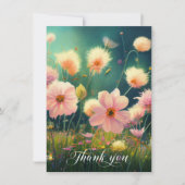 Fleurs de sympathie en MERCI de champ (Devant)