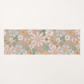Fleurs de tapis de yoga personnalisées (Devant (Horizontal))