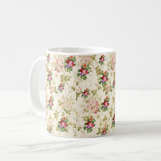 fleurs de tasses (Devant gauche)
