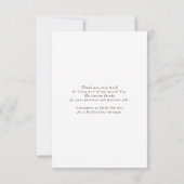 Fleurs de terre minimaliste petit Merci (Dos)