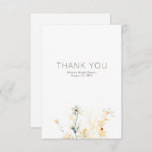 Fleurs de terre minimaliste petit Merci (Devant / Derrière)