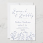 Fleurs de tourniquet Brunch Invitation de douche n (Devant)