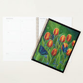 Fleurs de tulipe aux papillons de Renée Lavoie (Devant avec enveloppe)
