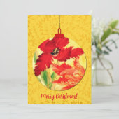 Fleurs de tulipes - Carte Plat Art Ornament (Debout devant)