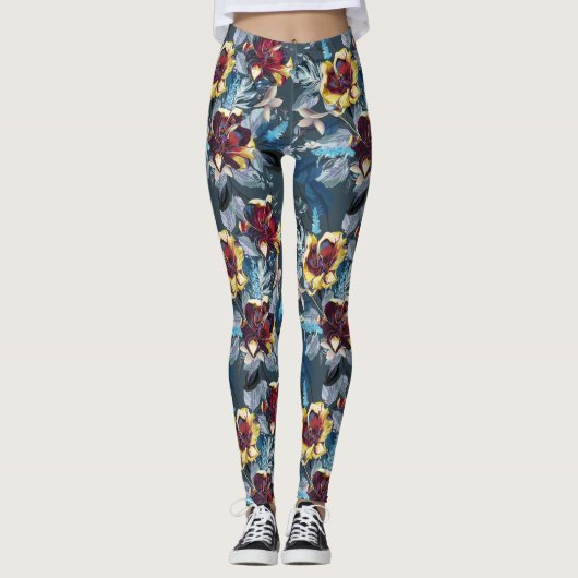 Fleurs de tulipes - Legging (Devant)