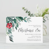 Fleurs de vacances | Invitation du dîner de Noël (Debout devant)