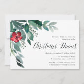 Fleurs de vacances | Invitation pour le dîner de N (Devant)