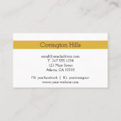 Fleurs de vente| Sun Flower Farm Carte de visite (Dos)