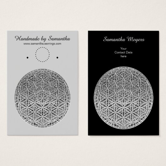 FLEURS DE VIE - Médaille Argent (Devant & derrière)