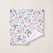 Fleurs délicates Motif sans couture (Gant de toilette)