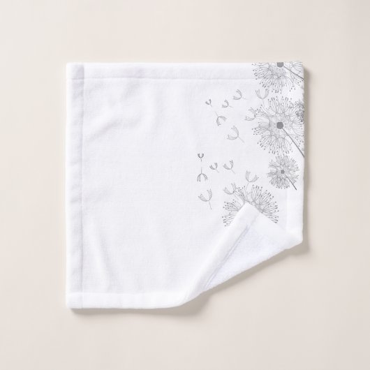 Fleurs Délicates Vent (Gant de toilette)