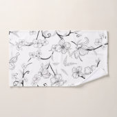 Fleurs déplaisantes Motif 7 (Serviette à main)