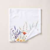 Fleurs des champs et Lavande (Gant de toilette)