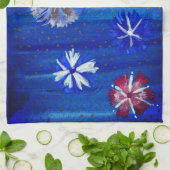 Fleurs Dessin Ressort Mood Tea Serviette (Plié)