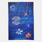 Fleurs Dessin Ressort Mood Tea Serviette (Vertical)