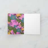Fleurs dessinées à la main Mariage Vert feuillu ro (Intérieur)