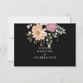 Fleurs d'été | Carte de réception de mariage (Dos)
