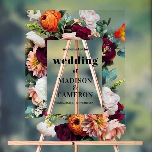 Fleurs d'été colorées Mariage (Neutre)