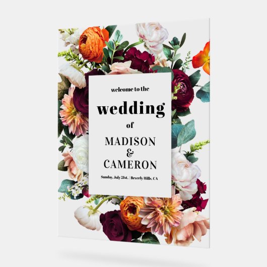 Fleurs d'été colorées Mariage (Angle)