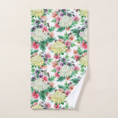 Fleurs d'été colorées motif (Serviette à main)