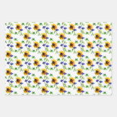 Fleurs d'été Envelopper les feuilles de papier (Devant)