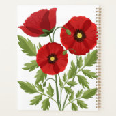 Fleurs d'été joyeuses floraison de pavot (Dos)