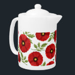 Fleurs d'été joyeuses floraison de pavot<br><div class="desc">Fleurs de pavot fleurissant joyeux printemps et vectoriel été sans couture répéter textile / tissu illustration motif. Art graphique original copyright BluedarkArt TheChameleonArt.</div>
